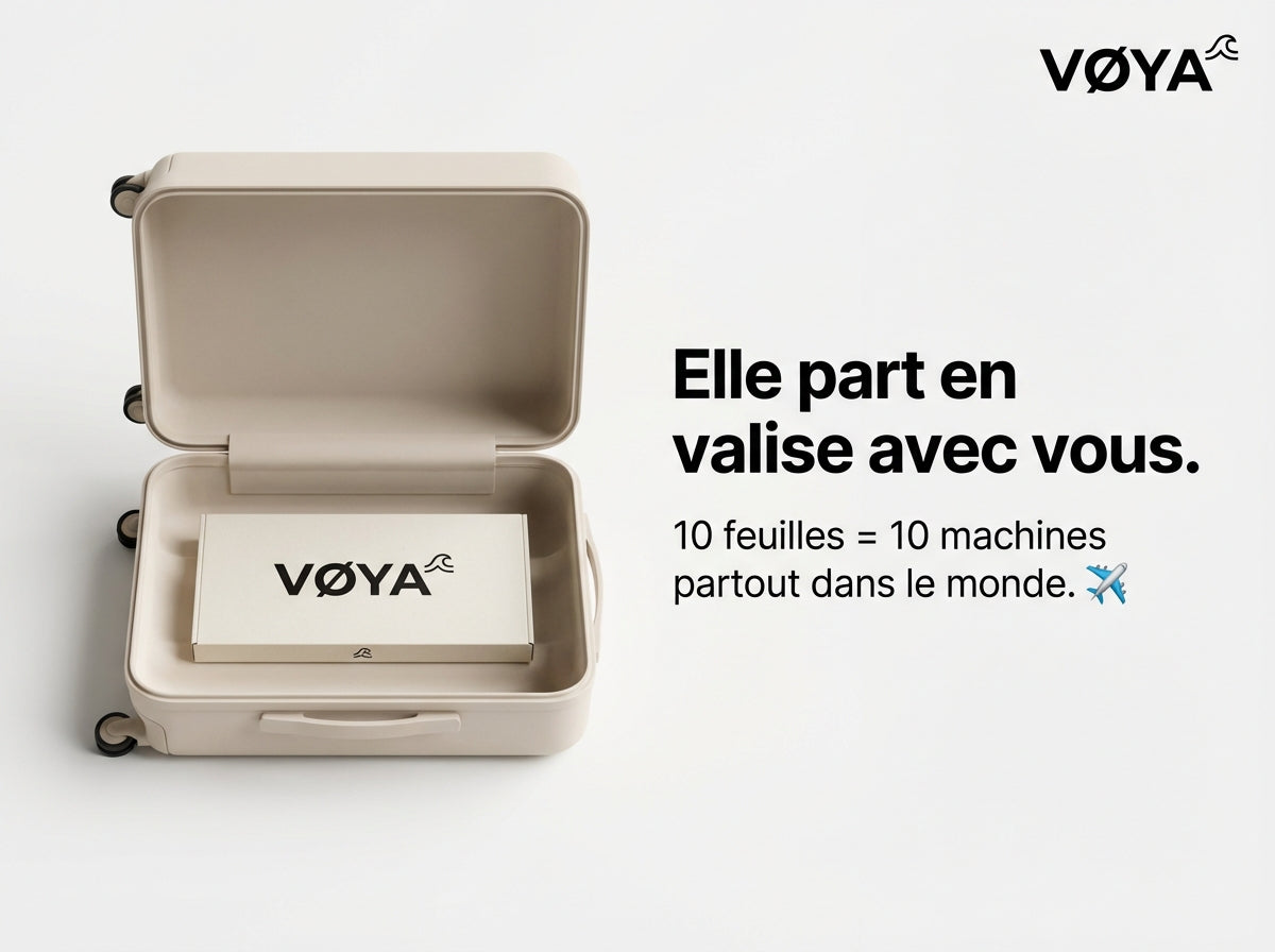 VØYA - Le kit senteur unique - 14 feuilles de lessive