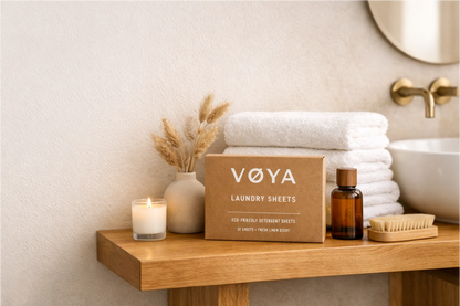 VØYA Feuilles de lessive - Pack Découverte - 7 Parfums - 70 lavages