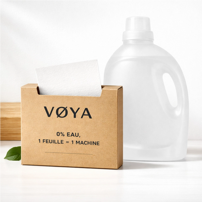 VØYA Feuilles de lessive - Pack Découverte - 7 Parfums - 70 lavages